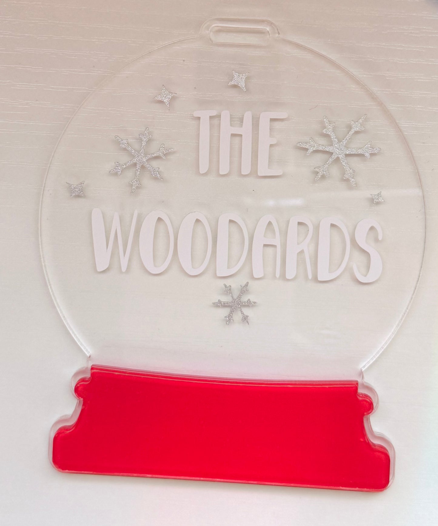 Snow Globe Family Ornament