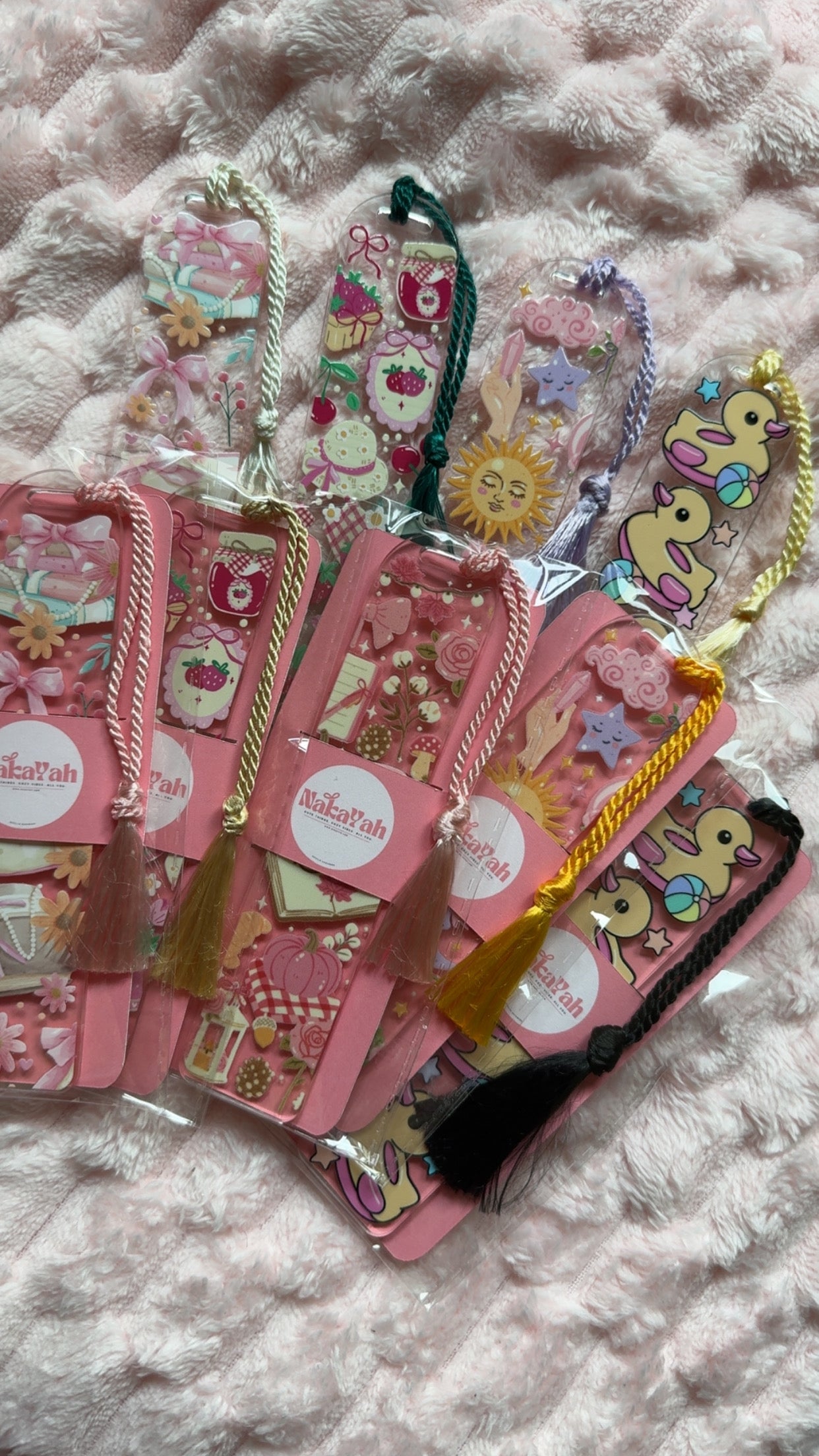 Cute Acrylic Bookmarks