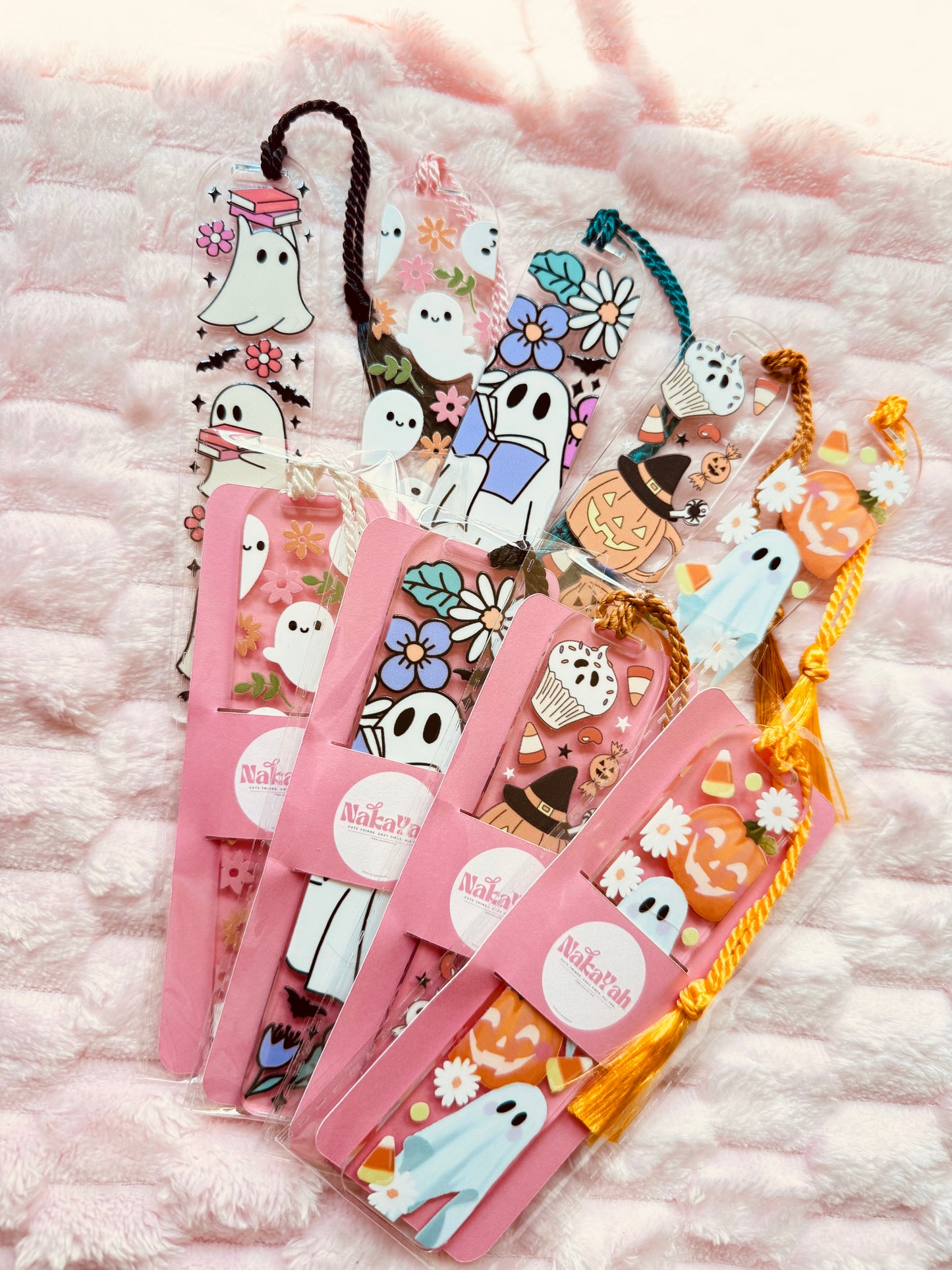 Spooky Acrylic Bookmarks