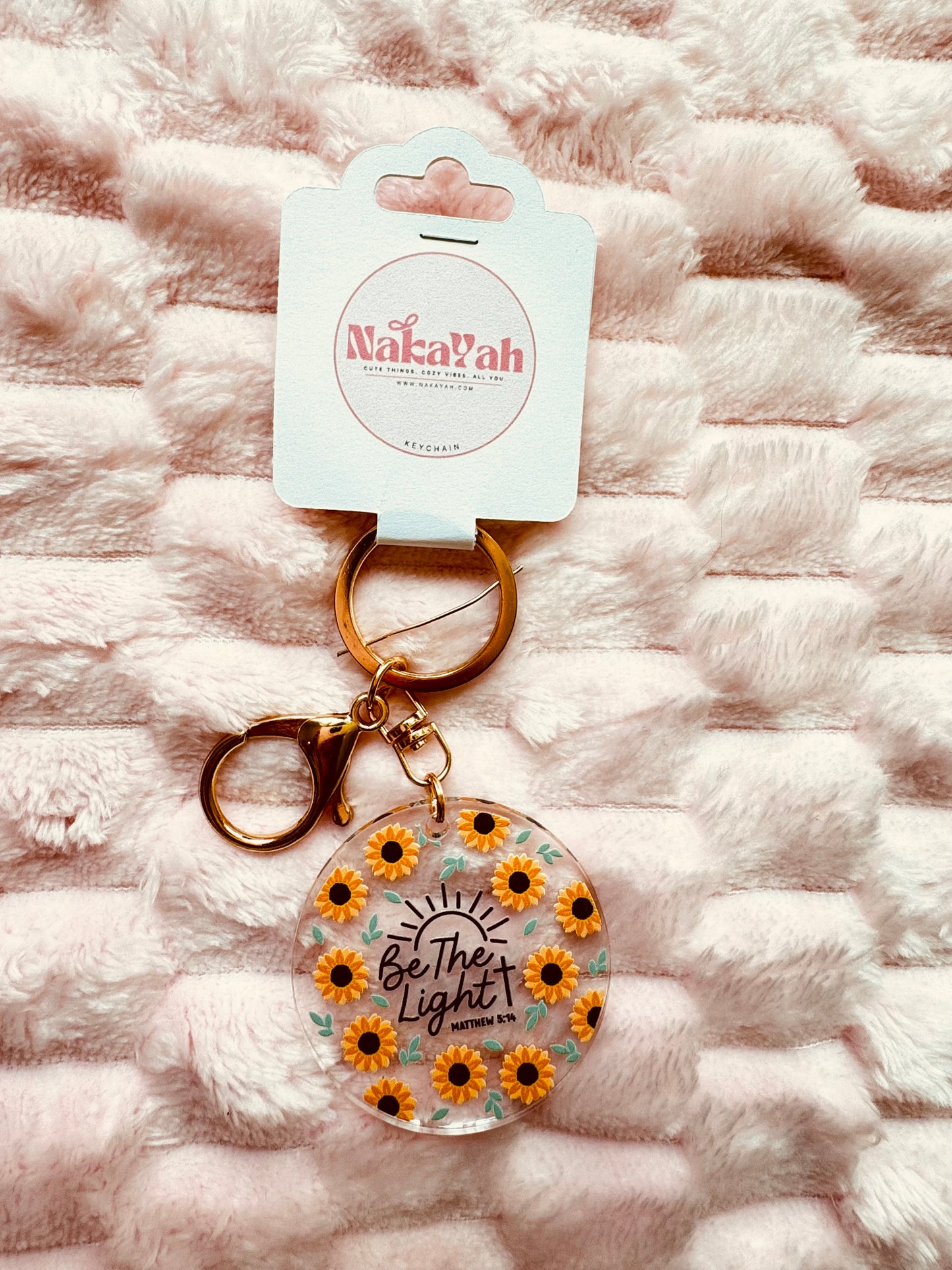 Be The Light Acrylic Keychain