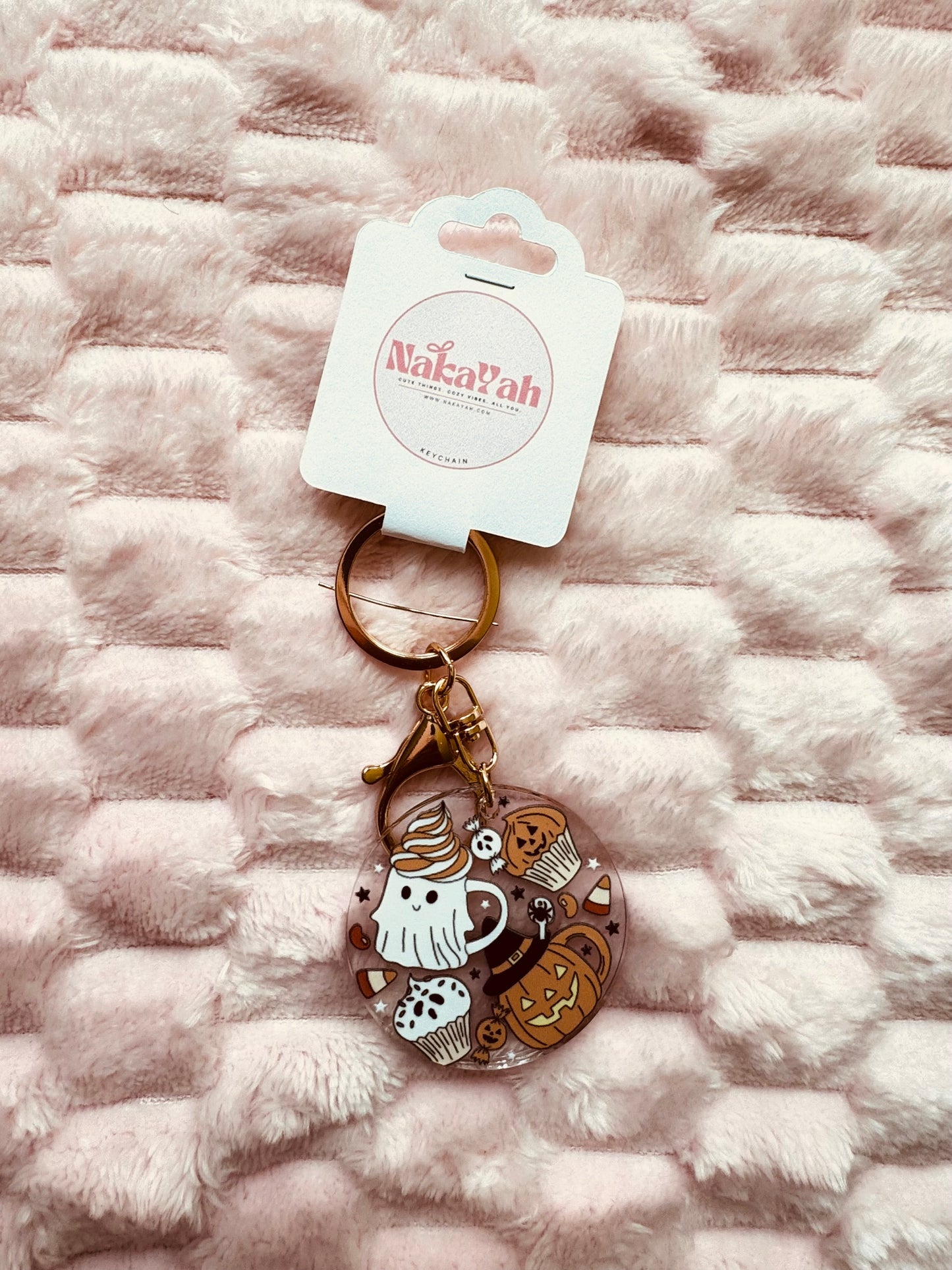 Halloween Cafe Acrylic Keychain