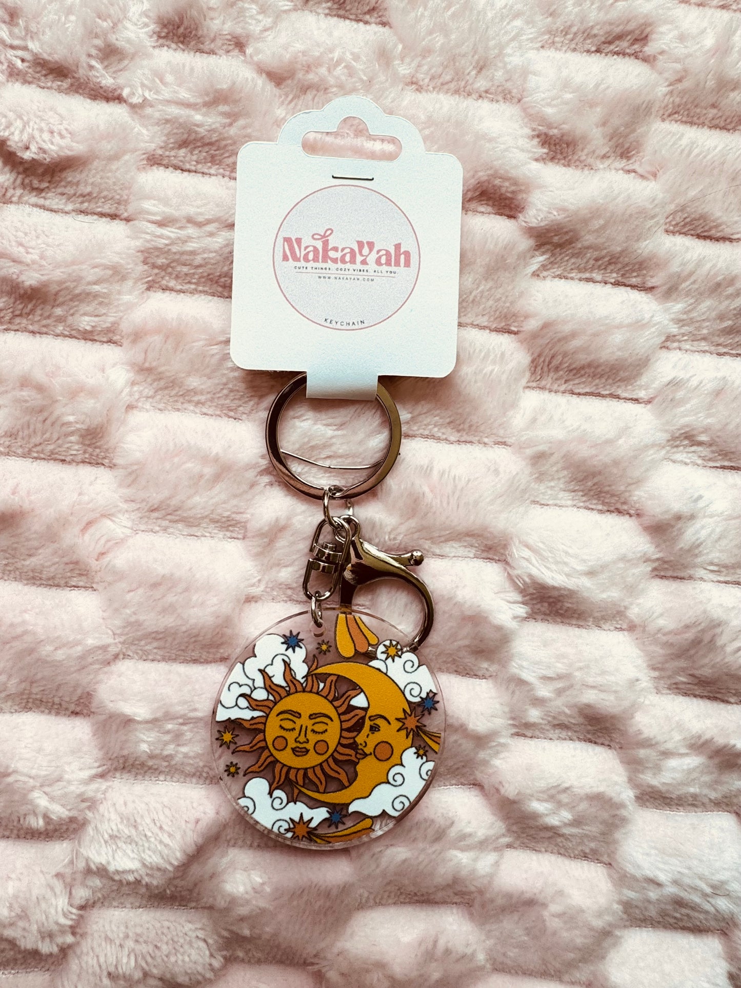 Sun & Moon Acrylic Keychain