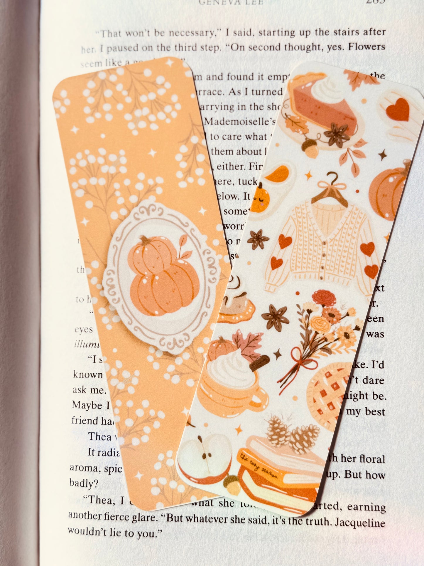 Cozy Fall Bookmarks