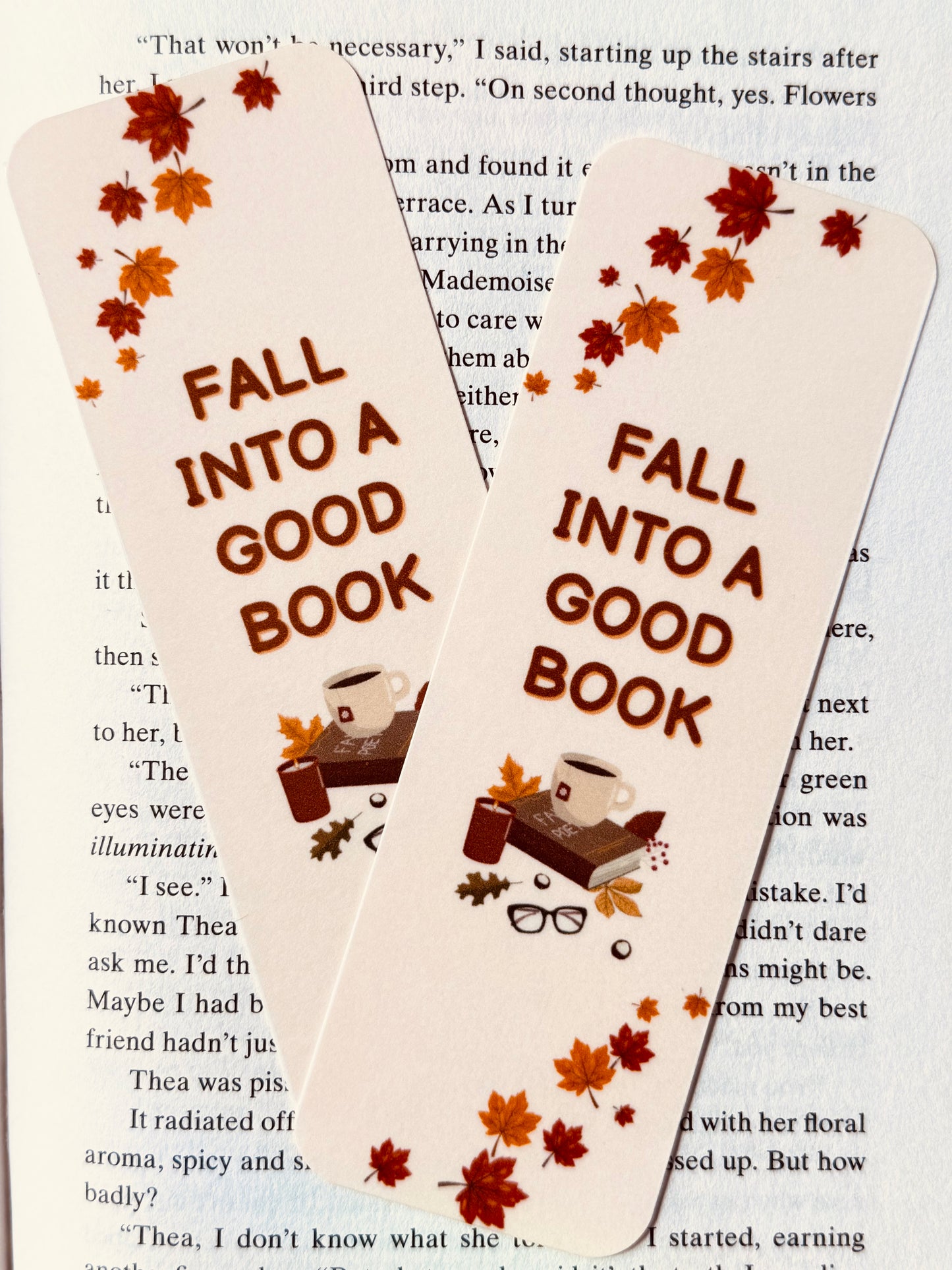 Cozy Fall Bookmarks