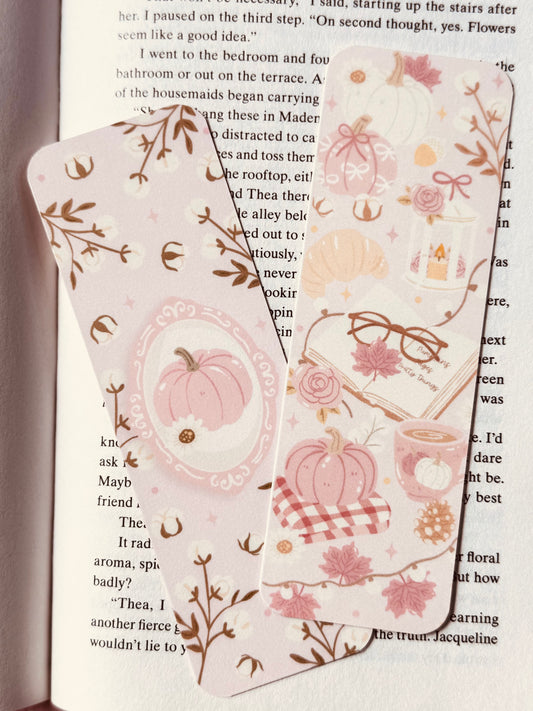 Cozy Fall Bookmarks