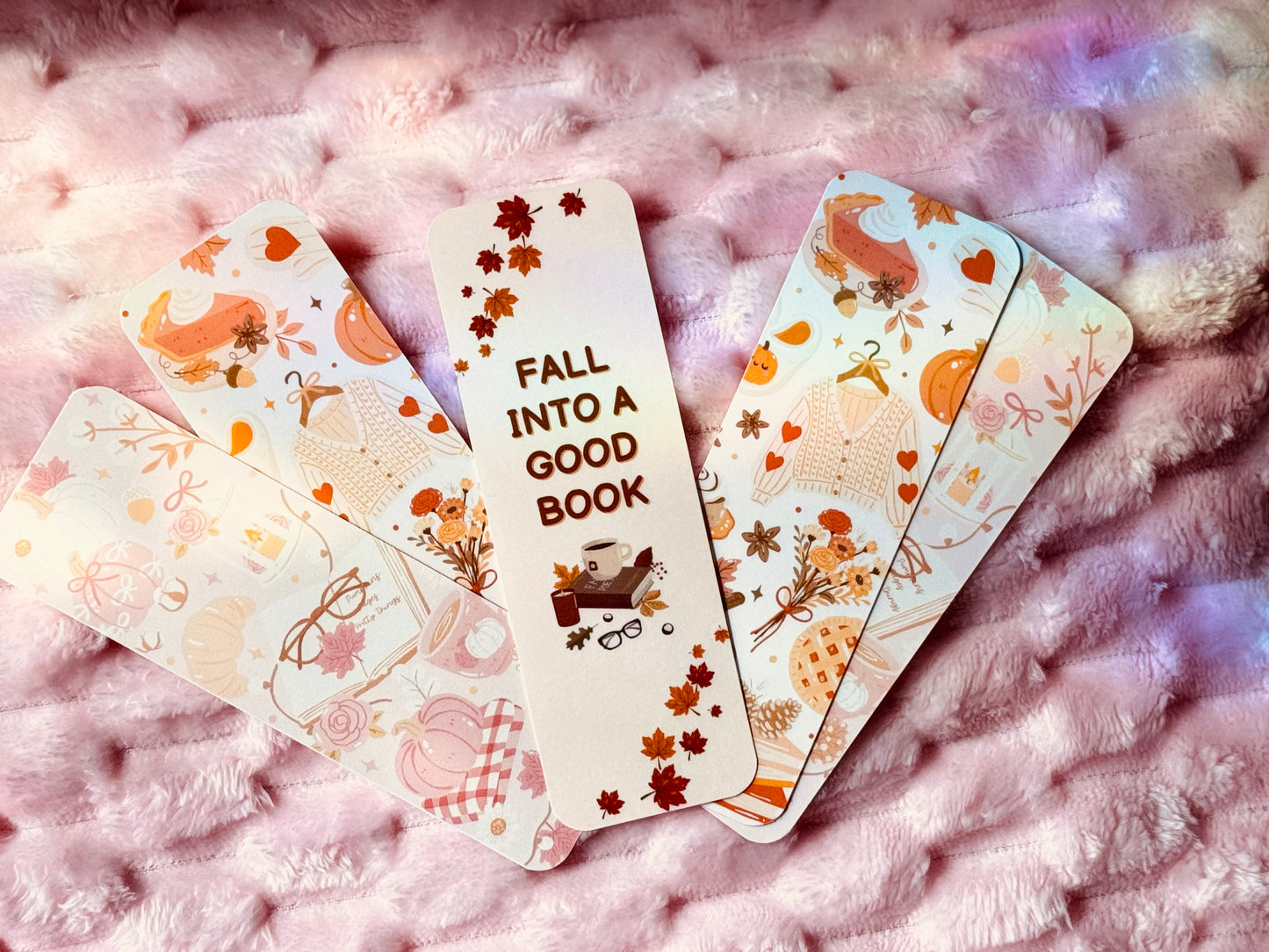 Cozy Fall Bookmarks