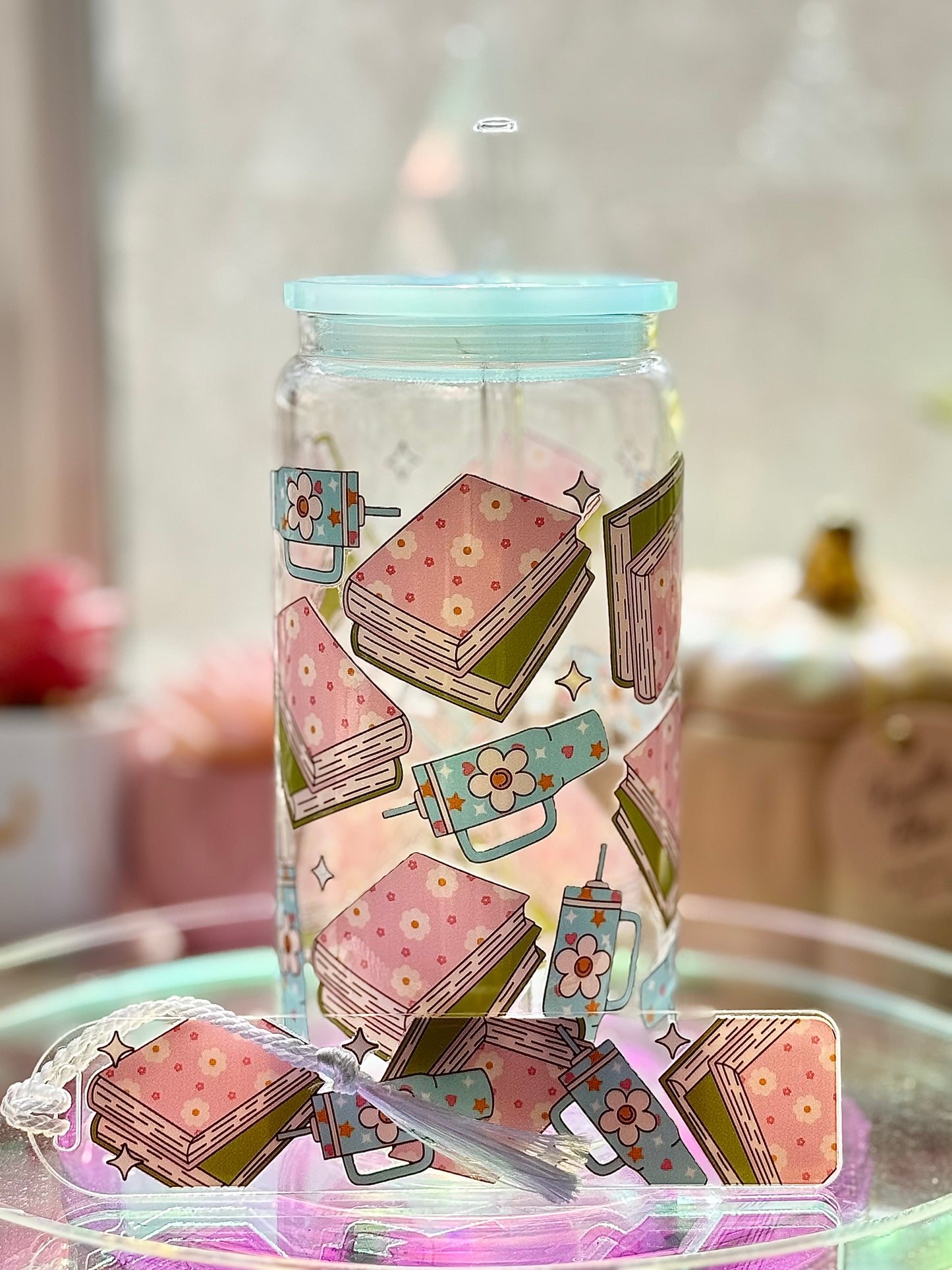 Cute 2pc Cup Bookmark Set