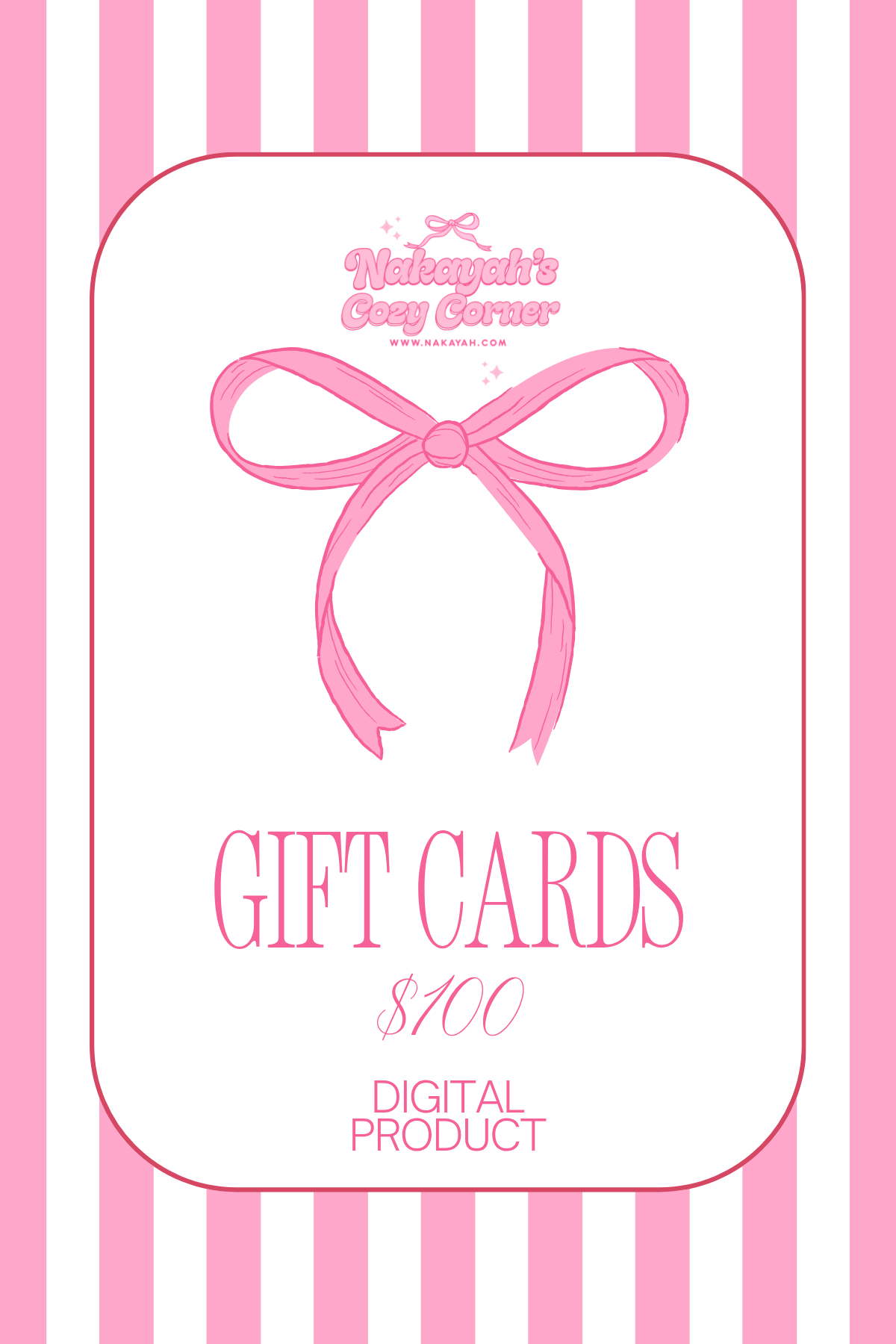 Nakayah's Cozy Corner Gift Card