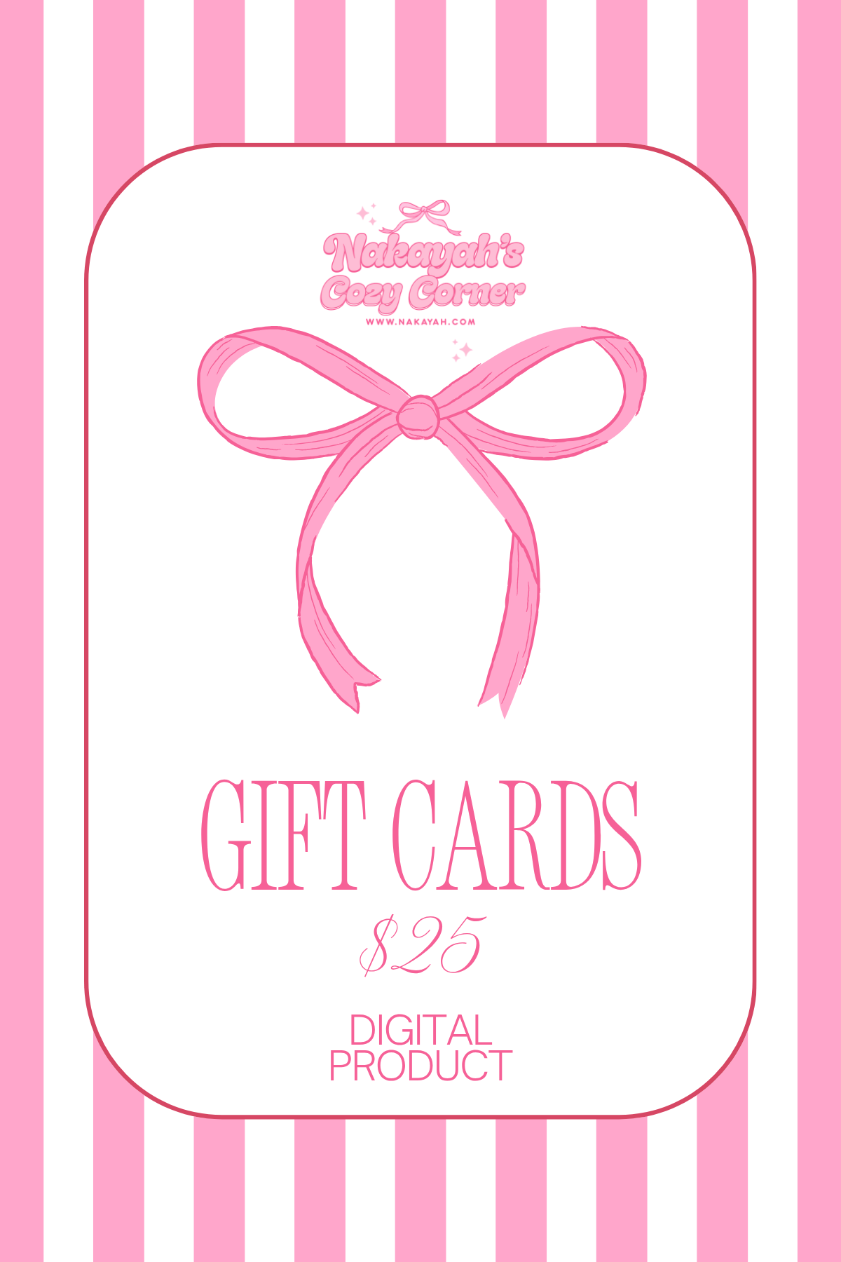 Nakayah's Cozy Corner Gift Card