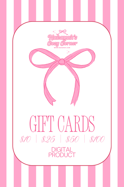 Nakayah's Cozy Corner Gift Card