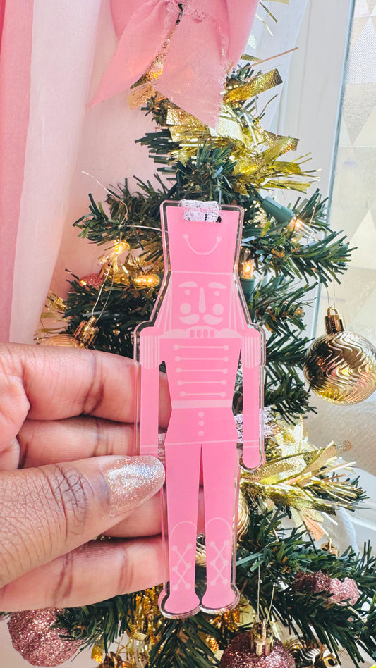 Pink Nutcracker Ornament