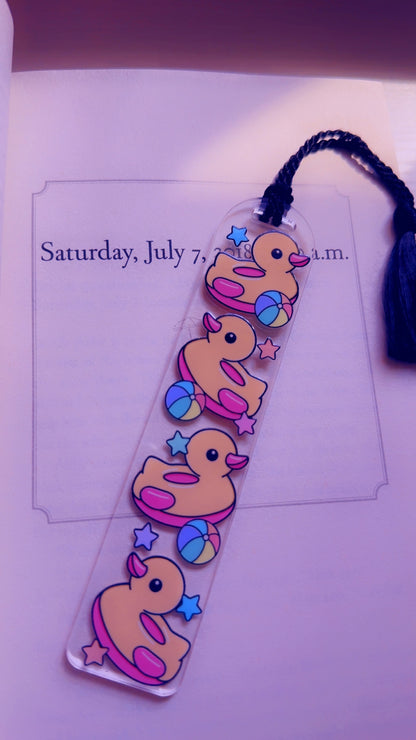 Duckies Acrylic Bookmark
