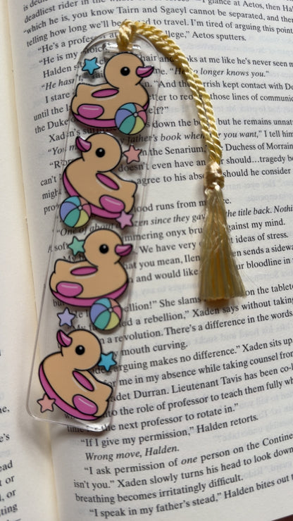 Duckies Acrylic Bookmark