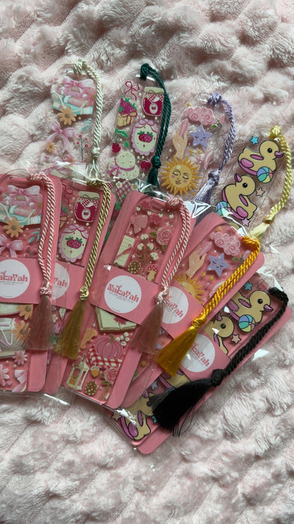 Cute Acrylic Bookmarks