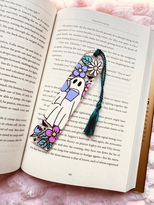 Bookish Boo Acrylic Bookmark