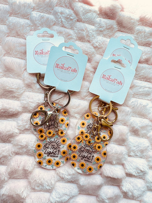 Be The Light Acrylic Keychain
