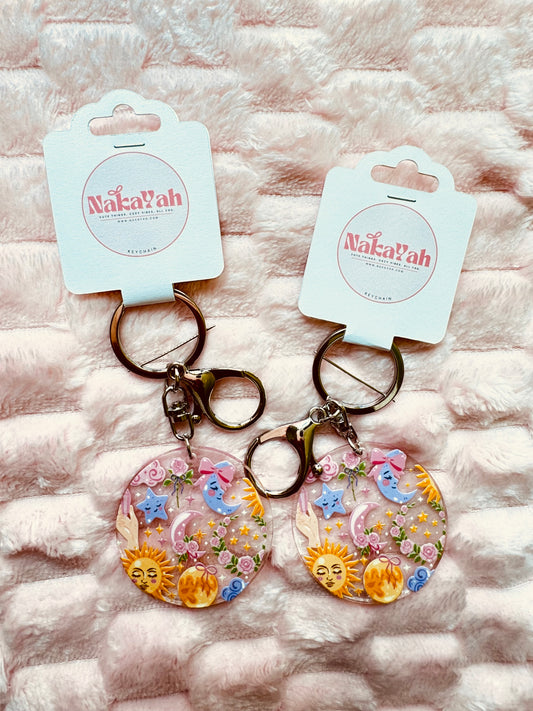 Celestial Cuties Acrylic Keychain