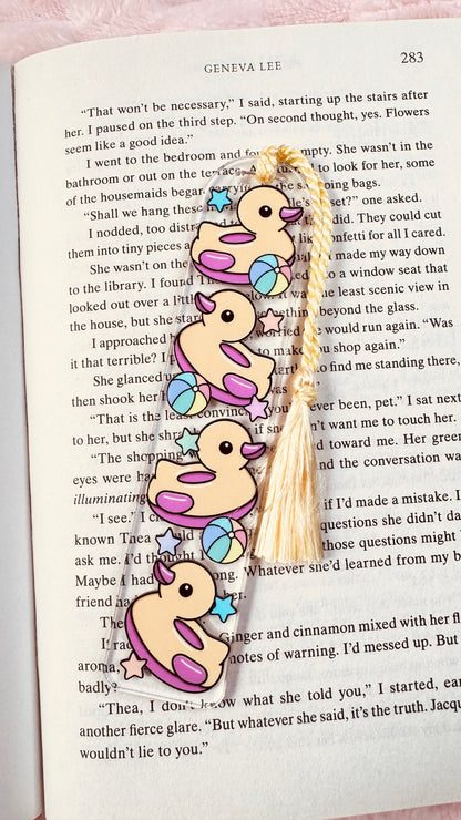 Duckies Acrylic Bookmark