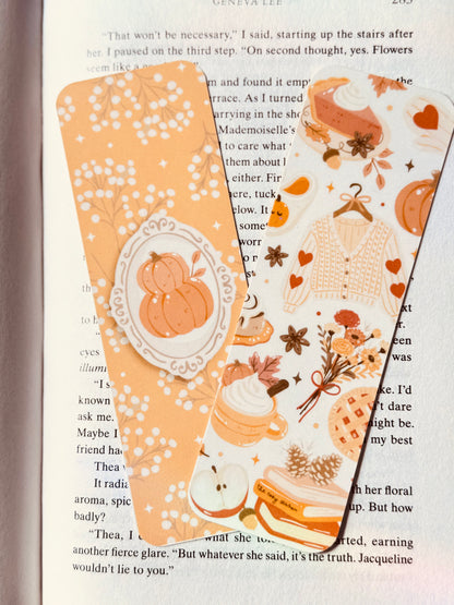 Cozy Fall Bookmarks