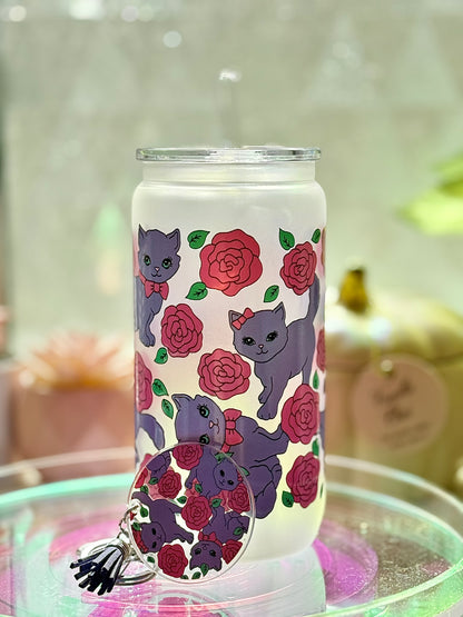 Cute 2pc Cup Keychain Set
