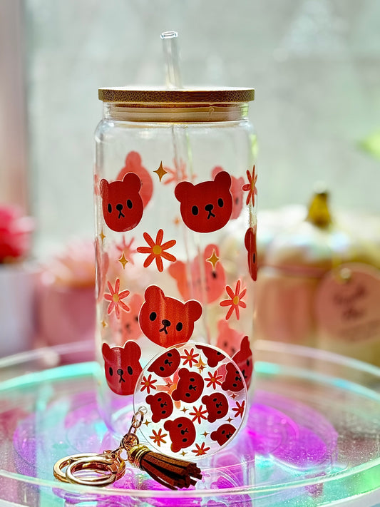 Cute 2pc Cup Keychain Set